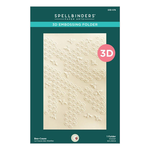 Spellbinders 3D Embossing Folder By Susan Tierney-Cockburn Bee-Cause, Through The Arbor Garden