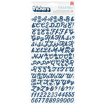 American Crafts Flags And Frills Thickers Stickers 308/Pkg Puffy Alpha