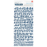 American Crafts Flags And Frills Thickers Stickers 308/Pkg Puffy Alpha