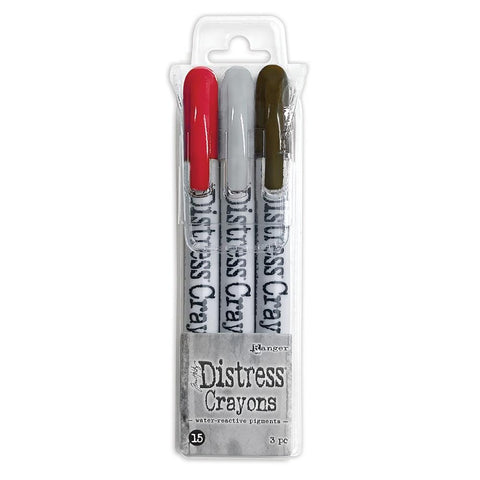 Tim Holtz Distress Crayon Set Set #15 - INCLUDING NEW COLOR