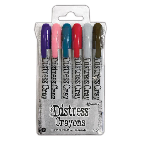 Tim Holtz Distress Crayon Set Set #16 - INCLUDING NEW COLOR
