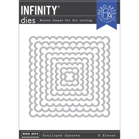 Hero Arts Infinity Dies Square Scallop