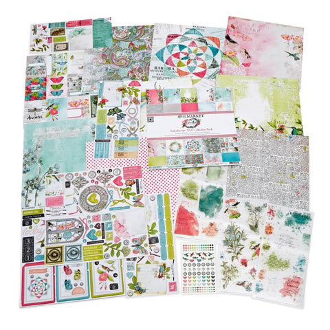 49 And Market Collection Bundle With Custom Chipboard Kaleidoscope