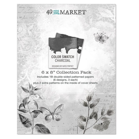 49 And Market Collection Pack 6"X8" Color Swatch: Charcoal