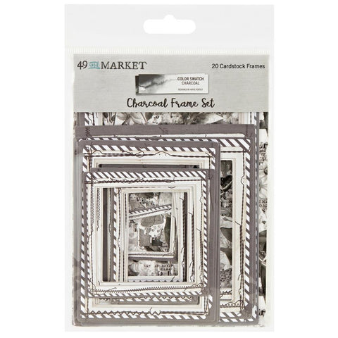 49 and Market Color Swatch: Charcoal Frame Set