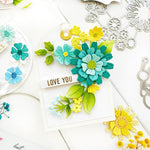 Pinkfresh Studio Stencils Stylized Florals