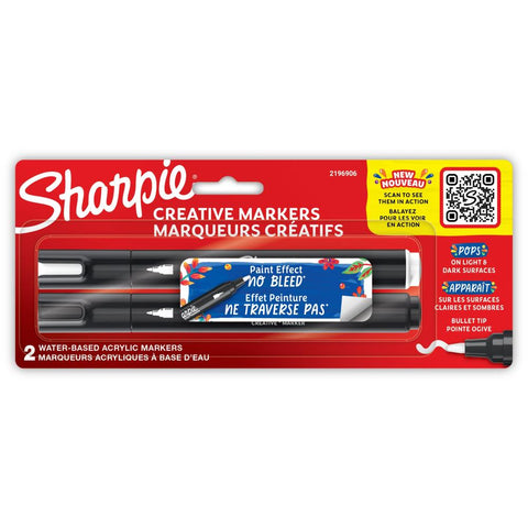 Sharpie-  Creative Bullet Tip Markers 2/Pkg Assorted