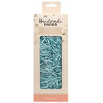 American Crafts Handmade Paper  Shredded Paper 1lb Blue