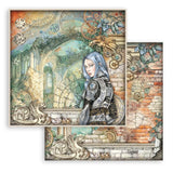 Stamperia Double-Sided Paper Pad 12"X12" 10/Pkg Sir Vagabond In Fantasy World