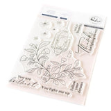 Pinkfresh Studio Clear Stamp Set 4"X6" Lantern Botanicals