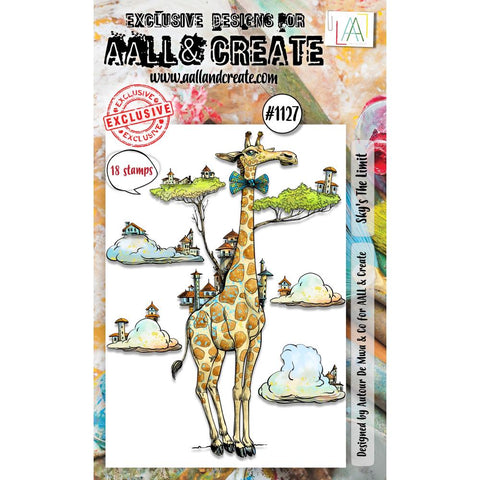 AALL And Create A6 Photopolymer Clear Stamp Set Sky's The Limit #1127