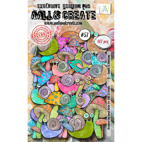 AALL And Create Ephemera Snails & Shrooms  #57
