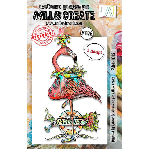 AALL And Create A7 Photopolymer Clear Stamp Set FAB-U-LOUS #1126