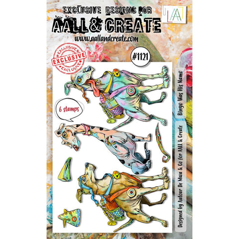AALL And Create A6 Photopolymer Clear Stamp Set Bingo Was His Namo #1121