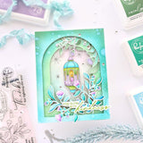 Pinkfresh Studio Clear Stamp Set 4"X6" Lantern Botanicals