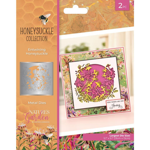 Crafter's Companion - Nature's Garden Honeysuckle Metal Die Entwining Honeysuckle