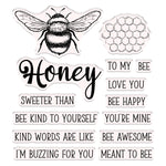 Crafter's Companion - Nature's Garden Honeysuckle Stamp & Die Set Sweet Honey Bee