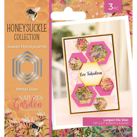 Crafter's Companion - Nature's Garden Honeysuckle Metal Die Sweet Honeycomb