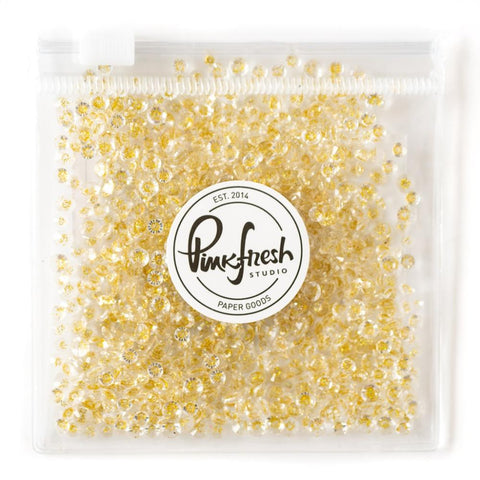 Pinkfresh Studio -  Gems Clear With Gold Dust