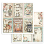 Stamperia - Double-Sided Paper Pad 12"X12" 10/Pkg Brocante Antiques