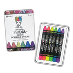 Dina Wakley Media - Neon - Scribbles Sticks 4 6/Pkg
