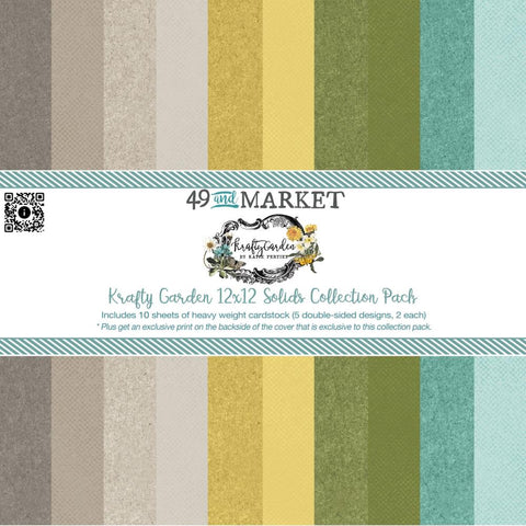 49 And Market - Collection Pack 12"X12" Krafty Garden Solids