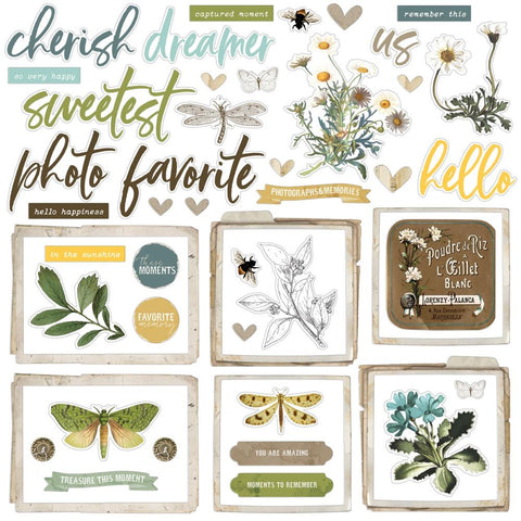 49 And Market - Collection Bundle With Custom Chipboard Krafty Garden