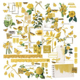 49 and Market - Color Swatch: Ochre Laser Cut Outs
