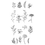 Sizzix - Clear Stamp Set By Lisa Jones Nature Garden Botanicals