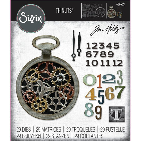 Sizzix Thinlits Dies By Tim Holtz Vault Watch Gears