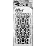 Tim Holtz - Layered Stencil 4.125"X8.5" Deco Leaf