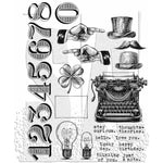 Tim Holtz - Cling Stamps 7"X8.5" Curiosity Shop