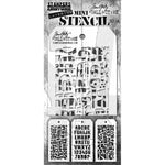 Tim Holtz Mini Layered Stencil Set 3/Pkg #58