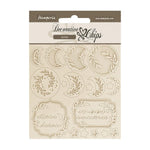 Stamperia Decorative Chips 5.5"X5.5" Create Happiness Secret Diary Moon