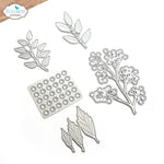 Elizabeth Craft Metal Die Floral Greenery 2