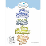 Elizabeth Craft Metal Die Layered Greetings 1