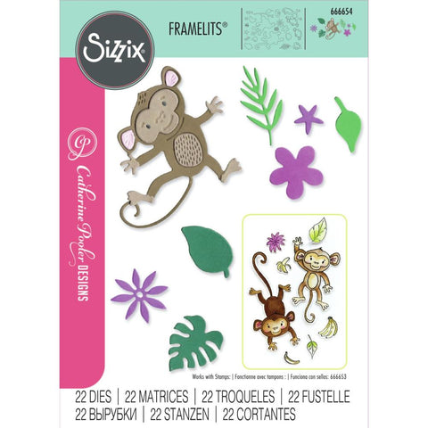 Sizzix Thinlits Die Set By Catherine Pooler 22/Pkg Going Bananas #2