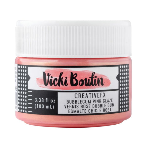Vicki Boutin Bold And Bright Creative FX Texture Paste Bubblegum Pink Glaze