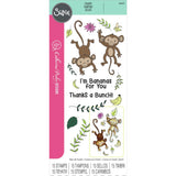 Sizzix Clear Stamps  Set By Catherine Pooler 15/Pkg Going Bananas