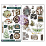 Prima Marketing Chipboard Stickers 29/Pkg Nature Academia