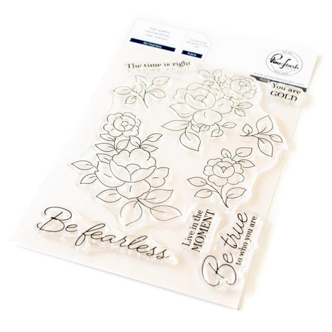 Pinkfresh Studio - Clear Stamp Set 4"X6" Be Fearless