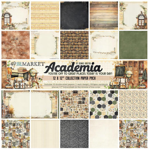 49 And Market Collection Pack 12"X12" Academia