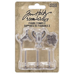 Tim Holtz Idea-ology Figure Stands 2 3 Charms