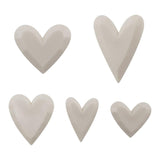 Tim Holtz Idea-Ology - Salvaged Hearts 5 Pieces