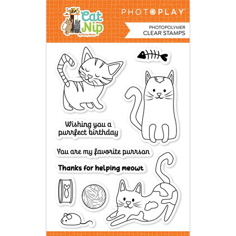 PhotoPlay Photopolymer Clear Stamps Cat Nip