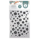 Tonic Studios 3D Embossing Folder  Cutesy Stars - A Very Festive Fayre