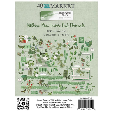 49 And Market Color Swatch: Willow Mini Laser Cut Outs Elements