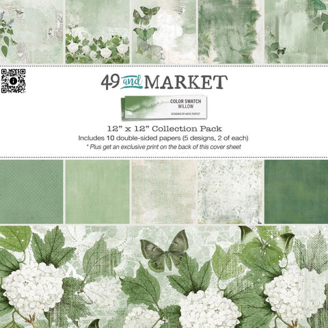 49 And Market Collection Pack 12"X12" Color Swatch: Willow