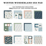 Carta Bella Double-Sided Paper Pad 6"X6" Winter Wonderland