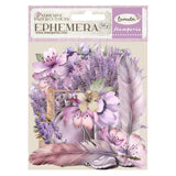 Stamperia Cardstock Ephemera Adhesive Paper Cut Outs Lavender